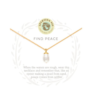 Sea La Vie "Find Peace" Necklace