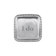 Load image into Gallery viewer, Beaded Square Tray - "I Do"