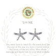 Load image into Gallery viewer, Sea La Vie "Shine" Earrings (Starfish)