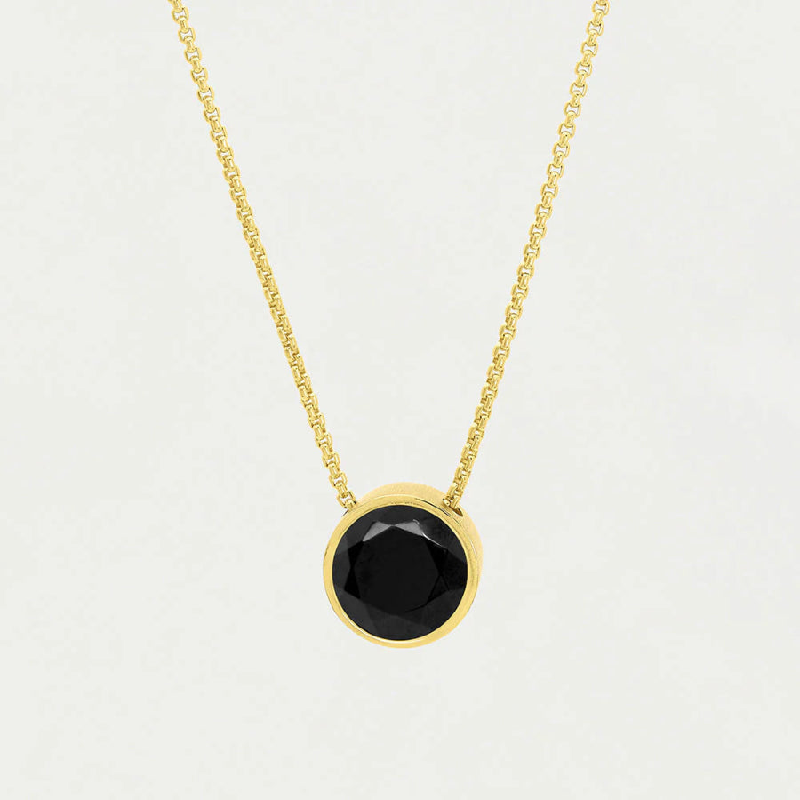 Signature Knockout Pendant-Gold & Black Onyx