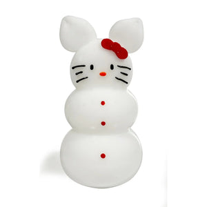Glass Snowman - Hello Kitty