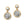 Load image into Gallery viewer, Ferrara Two Tone Luce Post Drop Earrings
