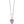Load image into Gallery viewer, Dazzling Love Petite Necklace- Lilac
