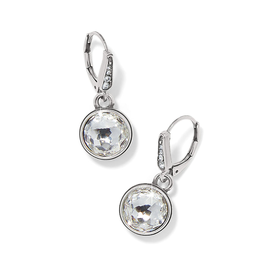 Meridian Aurora Leverback Earrings-Crystal