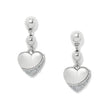 Load image into Gallery viewer, Meridian Petite Heart Wave Post Earrings
