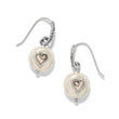Load image into Gallery viewer, One Heart Pearl French Wire Earrings
