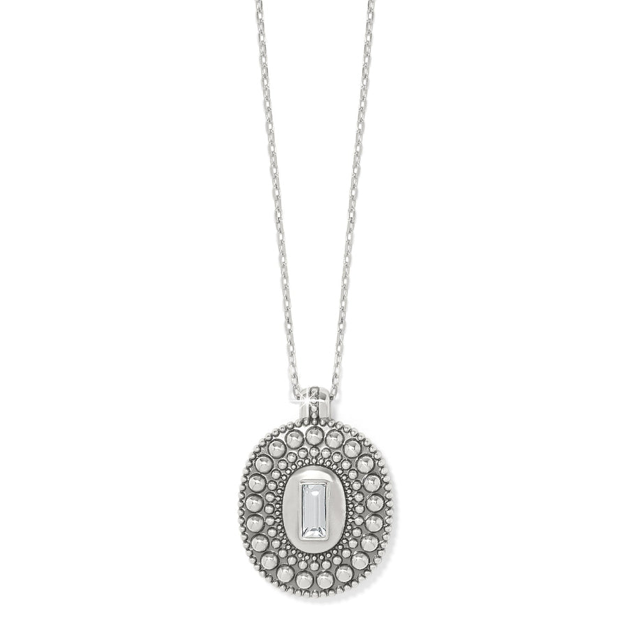 Pretty Tough Gem Necklace-Crystal