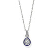 Load image into Gallery viewer, Halo Gemma Petite Teardrop Necklace
