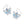 Load image into Gallery viewer, Kyoto In Bloom Indigo Butterfly Earrings
