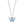 Load image into Gallery viewer, Kyoto In Bloom Indigo Petite Butterfly Necklace
