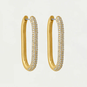 Juliette Pavé Hinged Hoop