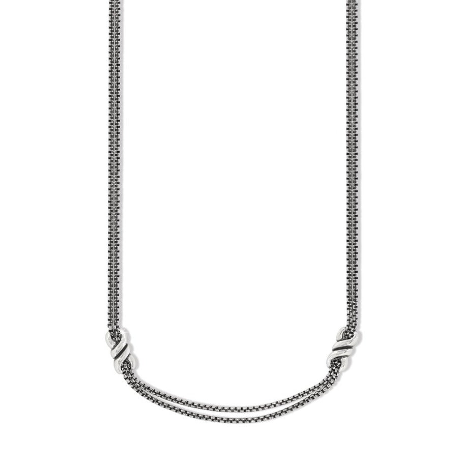 Interlok Twist Double Necklace