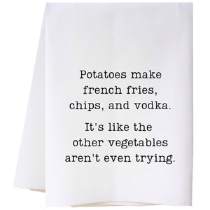 Flour Sack Towel - Potatoes