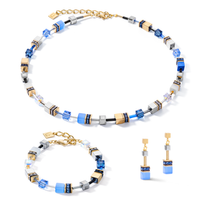 GeoCUBE® Bracelet blue-gold