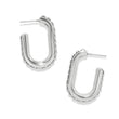 Load image into Gallery viewer, Pretty Tough Link Hoop Earrings
