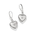Load image into Gallery viewer, Mosaic Heart Two Tone Leverback Earrings
