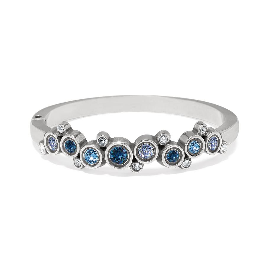 Constella Hinged Bangle-Blue