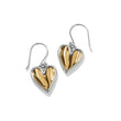 Load image into Gallery viewer, Cascade Heart Reversible French Wire Earrings

