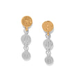 Load image into Gallery viewer, Cascade Drops Trio Post Drop Earrings
