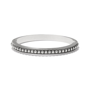 Pretty Tough Gem Hinged Bangle-Amythest