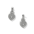 Load image into Gallery viewer, Halo Gemma Petite Heart Post Drop Earrings
