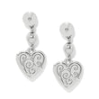 Load image into Gallery viewer, Meridian Petite Heart Wave Post Earrings
