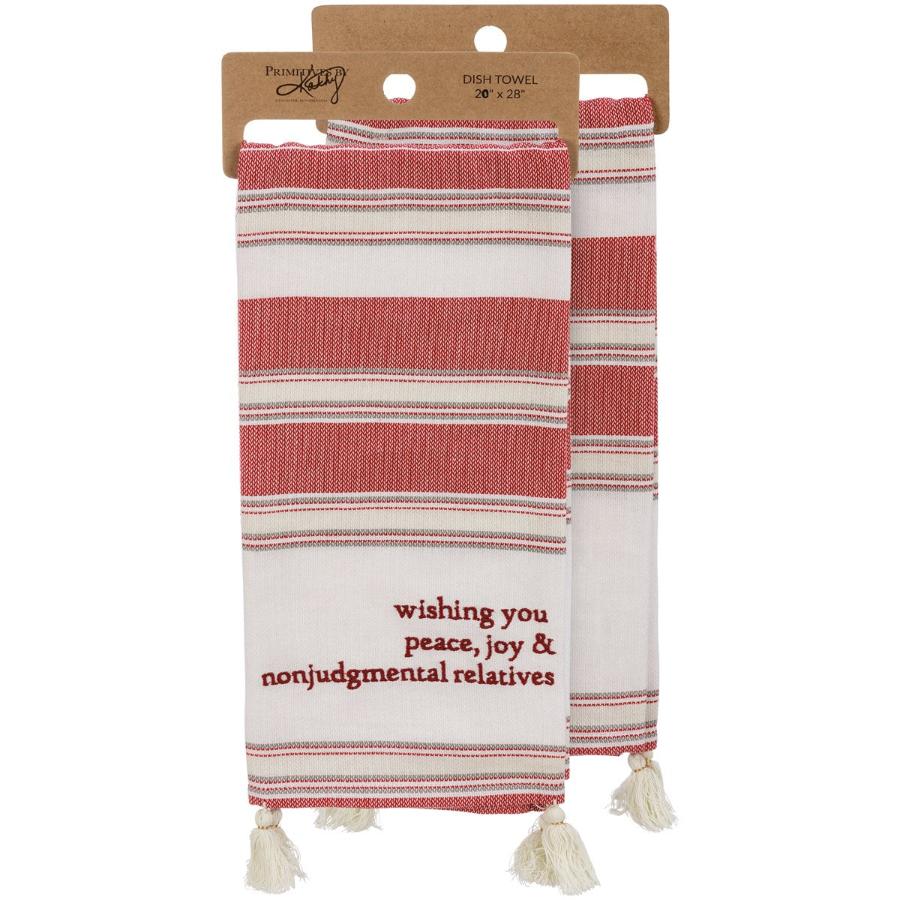 Holiday Dish Towel - Wishing Nonjudgemental Relatives