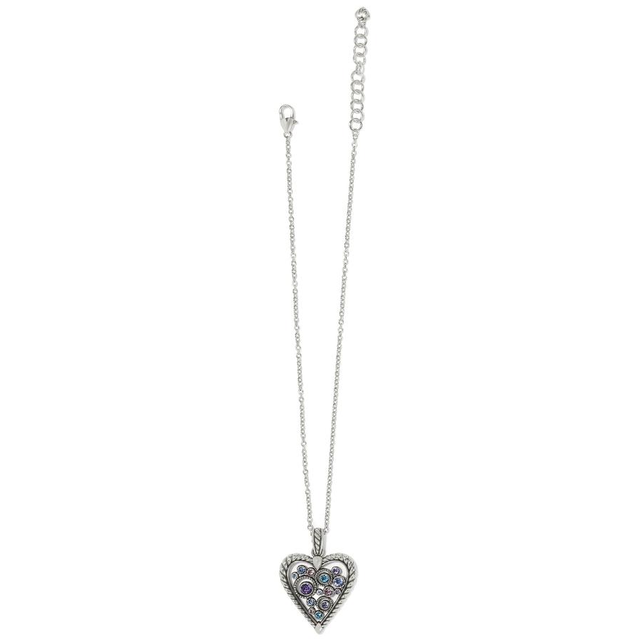 Halo Heart Necklace