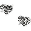 Load image into Gallery viewer, Hearts and Stripes Mini Post Earrings
