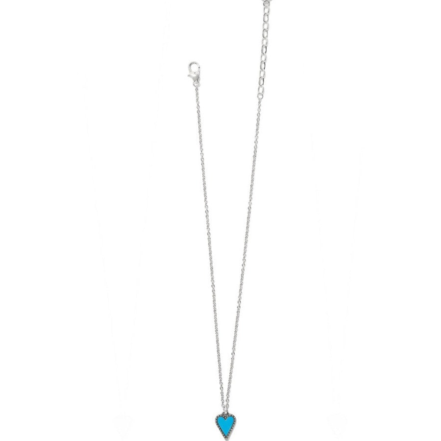 Dazzling Love Petite Necklace- Teal
