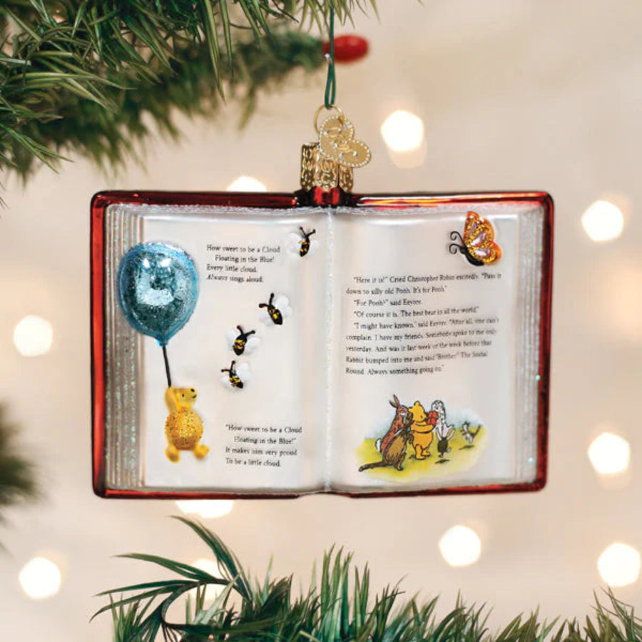 Winnie The Pooh Book - Old World Christmas