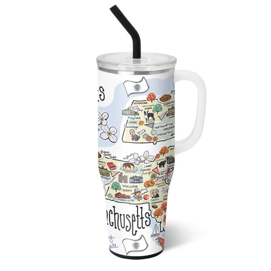 Swig - 40oz Mega Mug - Massachusetts