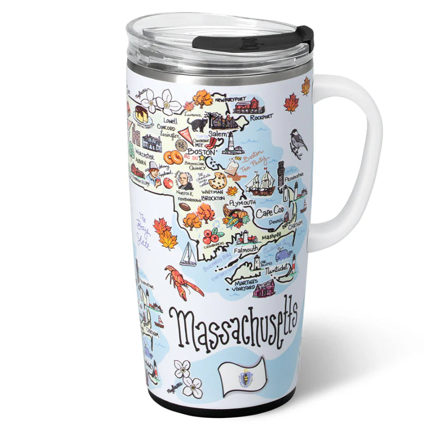 Swig - Travel Mug (22oz.) - Massachusetts