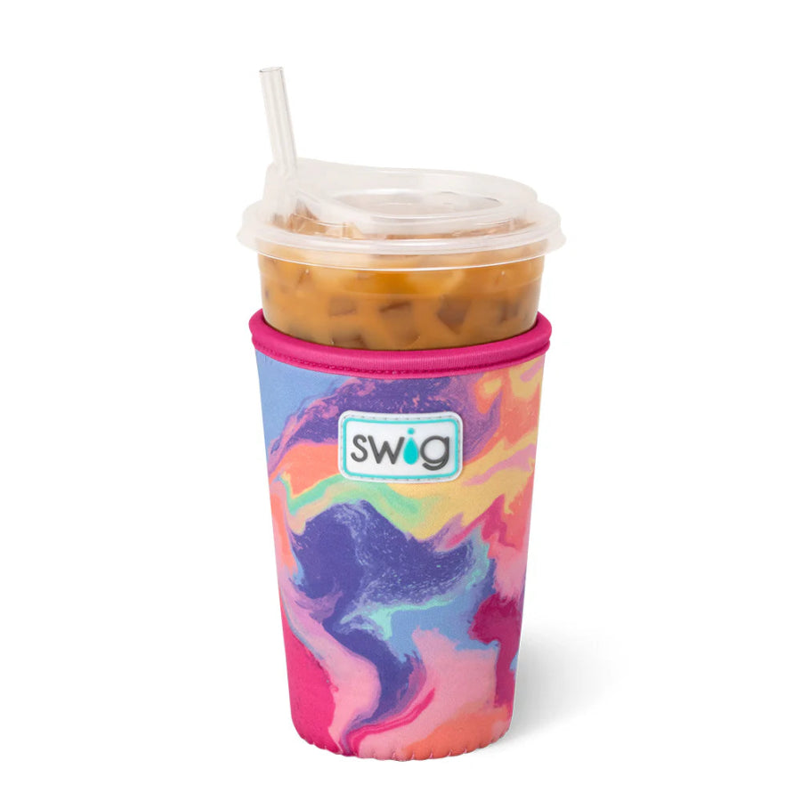 Swig - Medium Iced Cup Coolie - Candy Crush