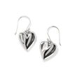Load image into Gallery viewer, Cascade Heart Reversible French Wire Earrings
