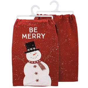 Holiday Dish Towel - Be Merry