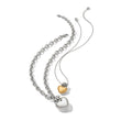 Load image into Gallery viewer, Interlok Love Knot Heart Necklace
