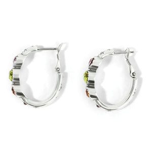 Halo Gems Trio Hoop Earrings