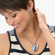 Load image into Gallery viewer, Hearts and Stripes Mini Post Earrings
