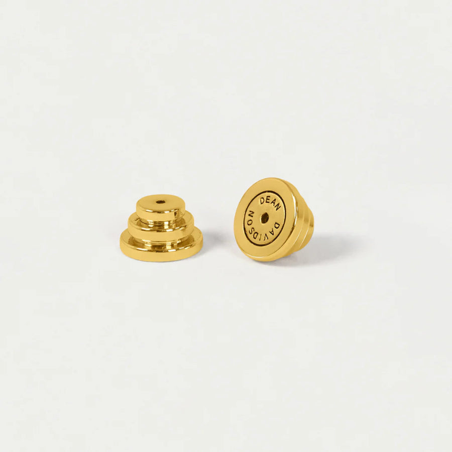 Mini Ipanema Earrings-Gold & Midnight Blue