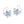 Load image into Gallery viewer, Kyoto In Bloom Indigo Butterfly Earrings

