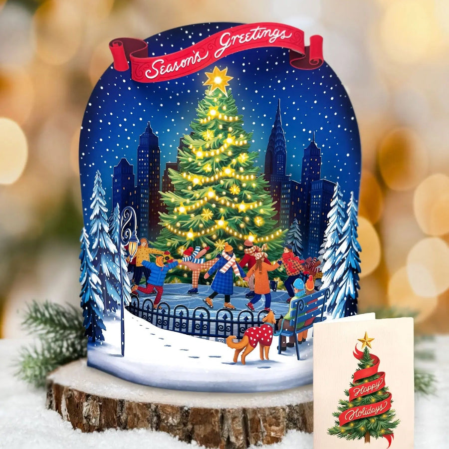 Christmas Skating - Freshcut Paper