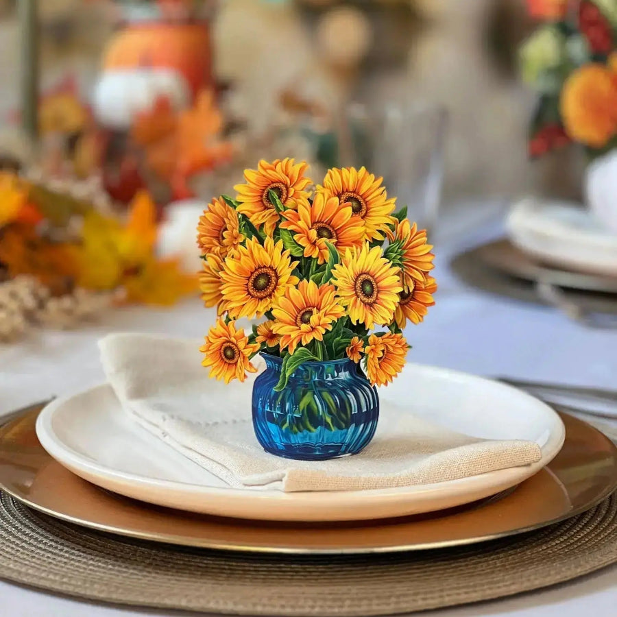 Mini Sunflowers - Fresh Cut Paper