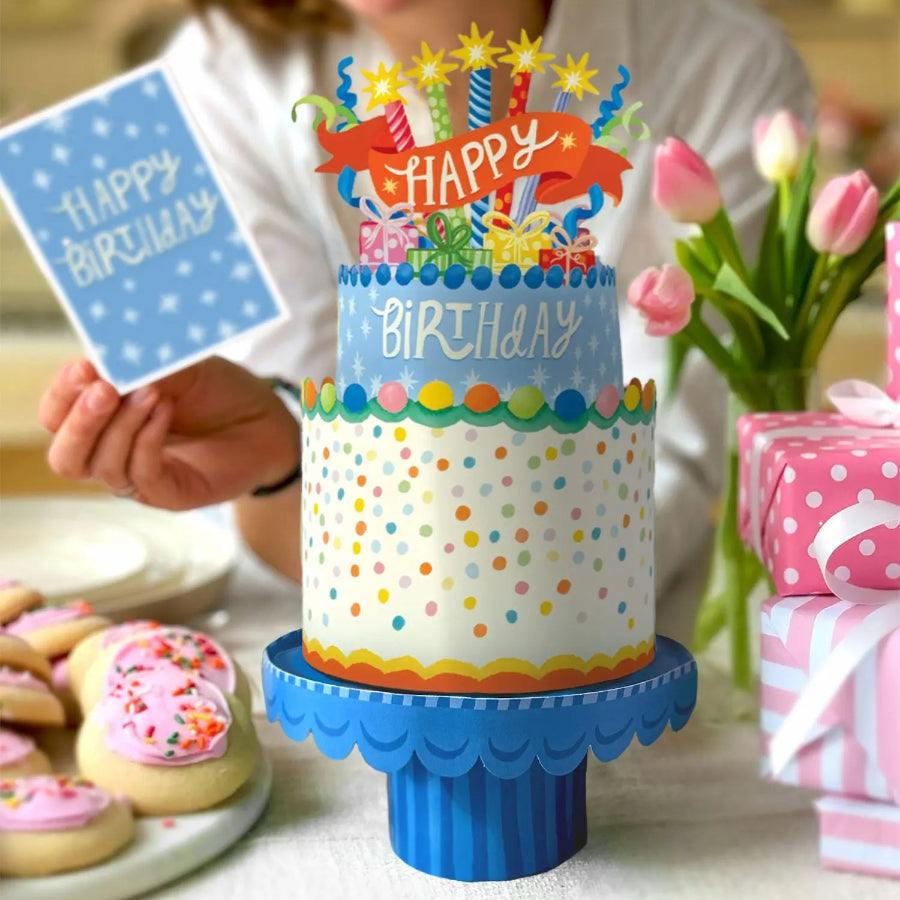 Confetti Birthday Cake - Freshcut Paper