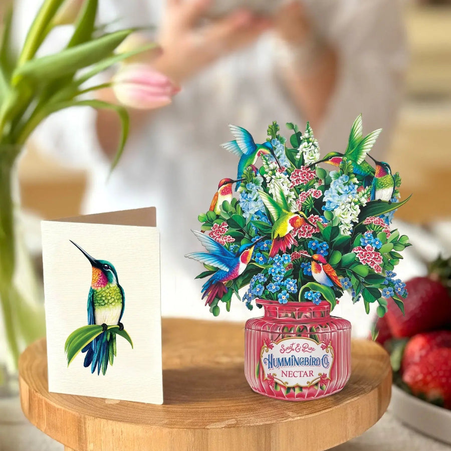 Mini Hummingbird Oasis - Fresh Cut Paper
