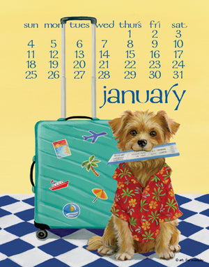 2026 Poster Calendar - 11 x 14 - Dog Days