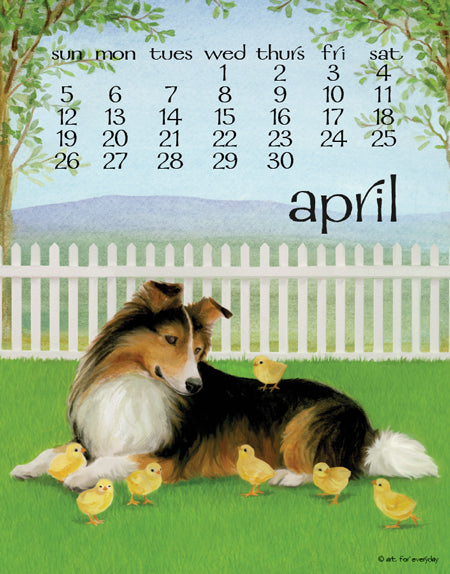 2026 Poster Calendar - 11 x 14 - Dog Days