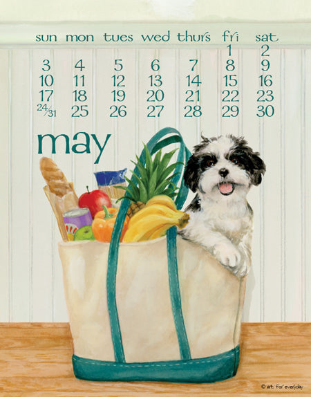 2026 Poster Calendar - 11 x 14 - Dog Days