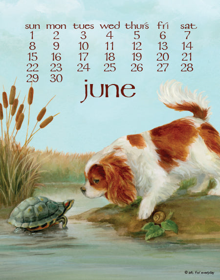 2025 Desktop Calendar - 5 x 7 - Dog Days