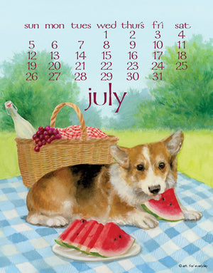 2026 Poster Calendar - 11 x 14 - Dog Days